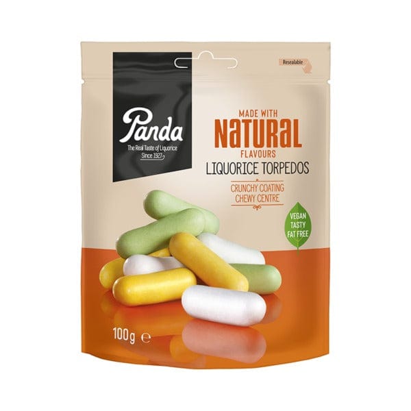 Panda Natural Liqourice Torpedos 100g