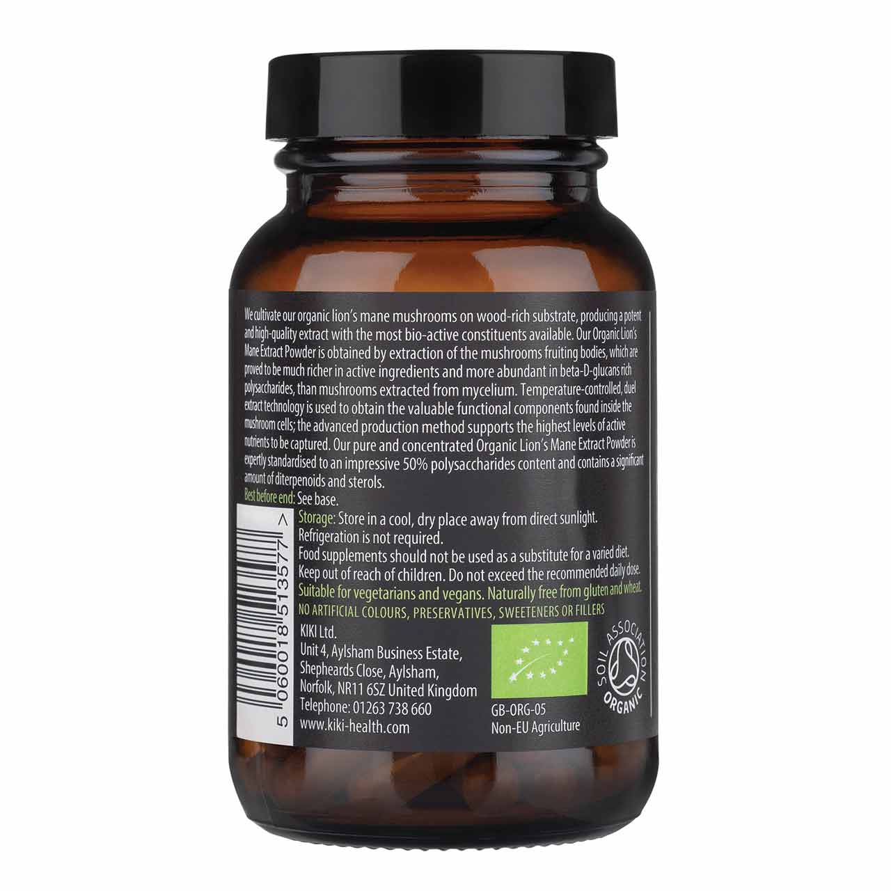 Kiki Health Lion's Mane Extract 60 Caps