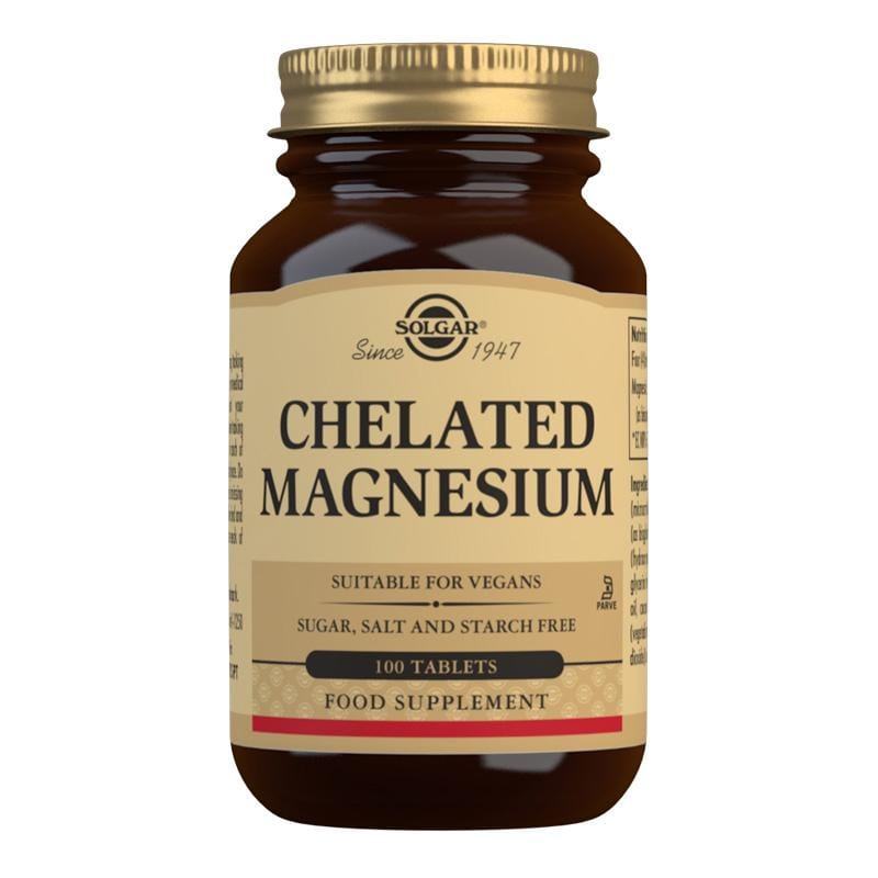 Solgar Chelated Magnesium 100 Tablets