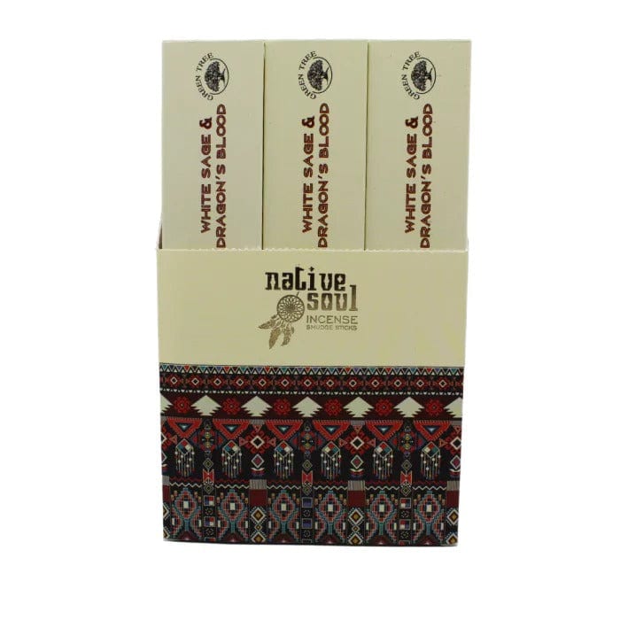 Native Soul White Sage & Dragon's Blood Incense 15g