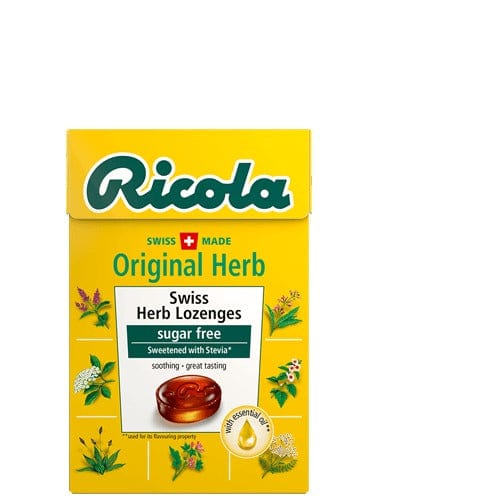 2 X Ricola The Original Swiss Herbal Lozenges Sweets Sugar Free With Stevia 45g~p35675605