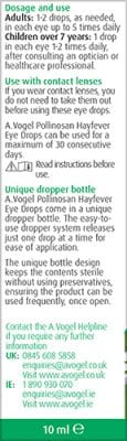 A. Vogel Pollinosan Hayfever Eye Drops 10ml