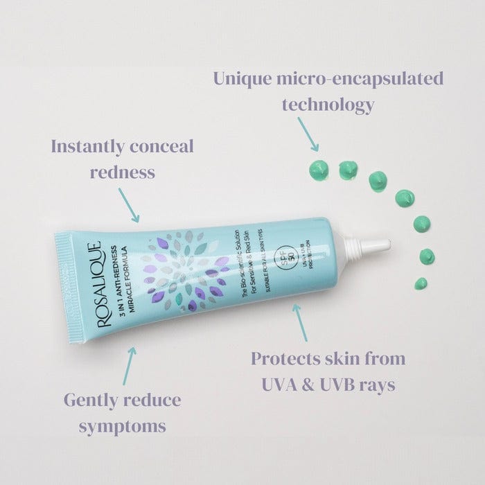 Rosalique 3 In 1 Anti-Redness Miracle Formula SPF50 30ml