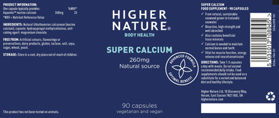 Higher Nature Super Calcium 90 Caps