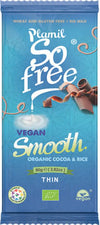Plamil So Free Organic Vegan Smooth Thin Chocolate Bar 80g