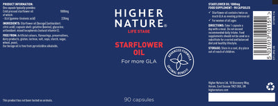 Higher Nature Starflower Oil 90 Caps