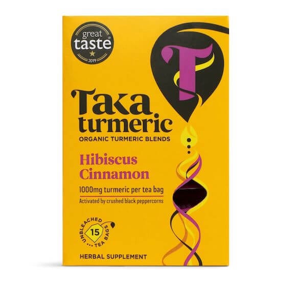 Taka Turmeric Golden Hibiscus Turmeric 15 Teabags