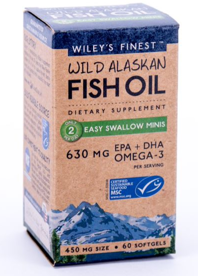 Wiley's Finest Easy Swallow Minis Fish Oil Softgels